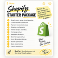 STARTER - Everything you need to get your Shopify store online.